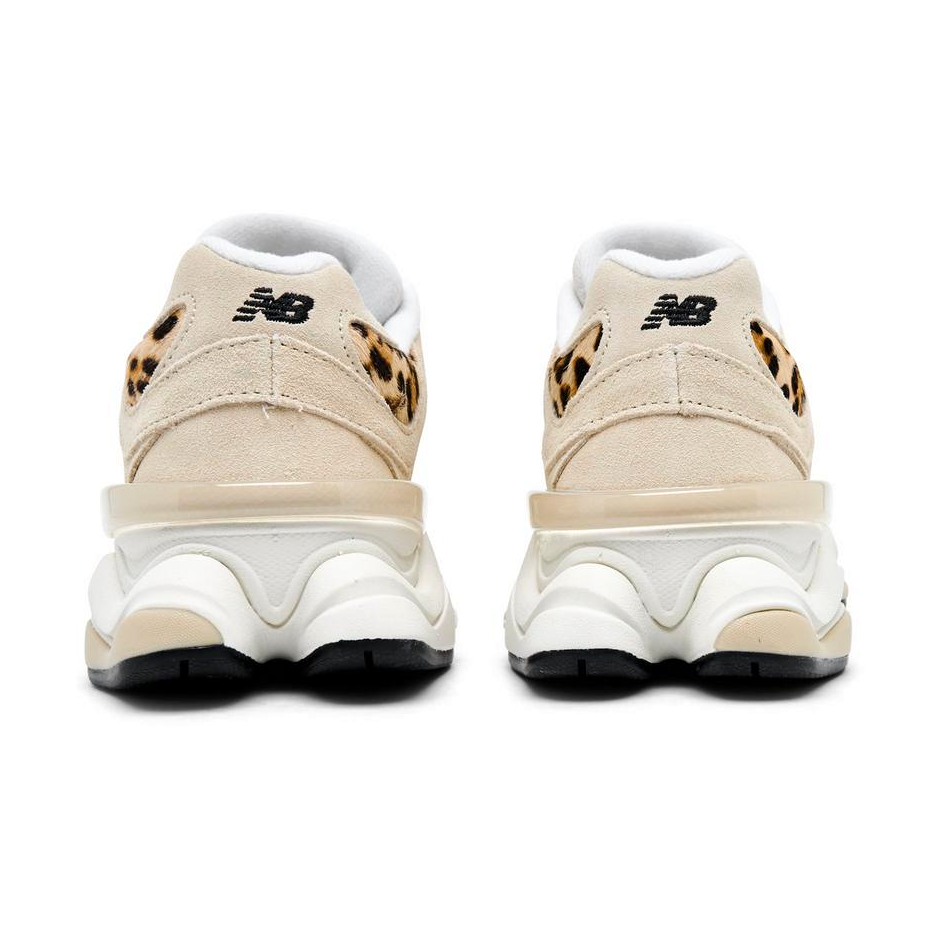 New Balance 9060 Tan Leopard Print White (Women's)