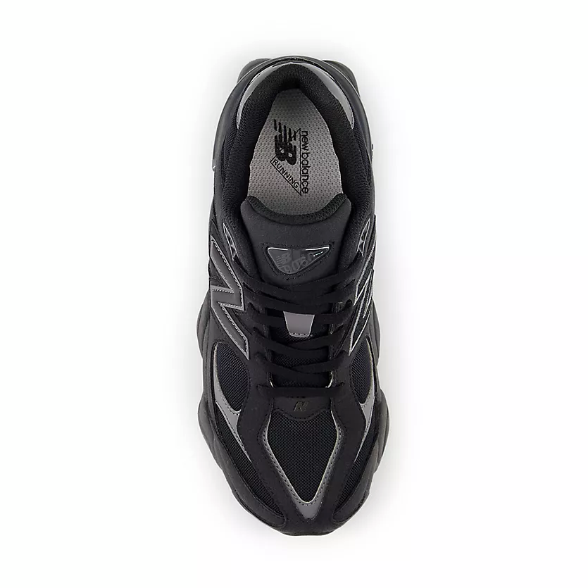 New Balance 9060 Black Canvas Castlerock (GS)