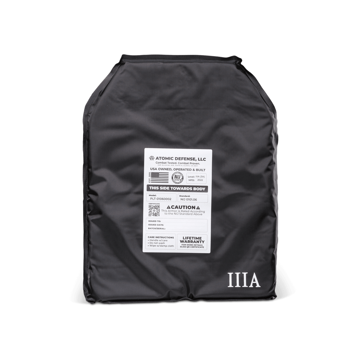 NIJ Level IIIA+ Body Armor Plates - ESAPI - Hard & Soft