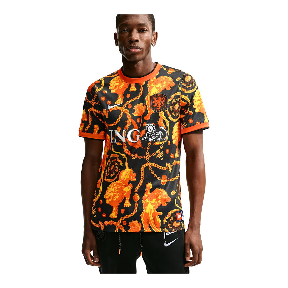 Nike x Patta Netherlands Men's Academy Pro Short-Sleeve Soccer Top Jersey