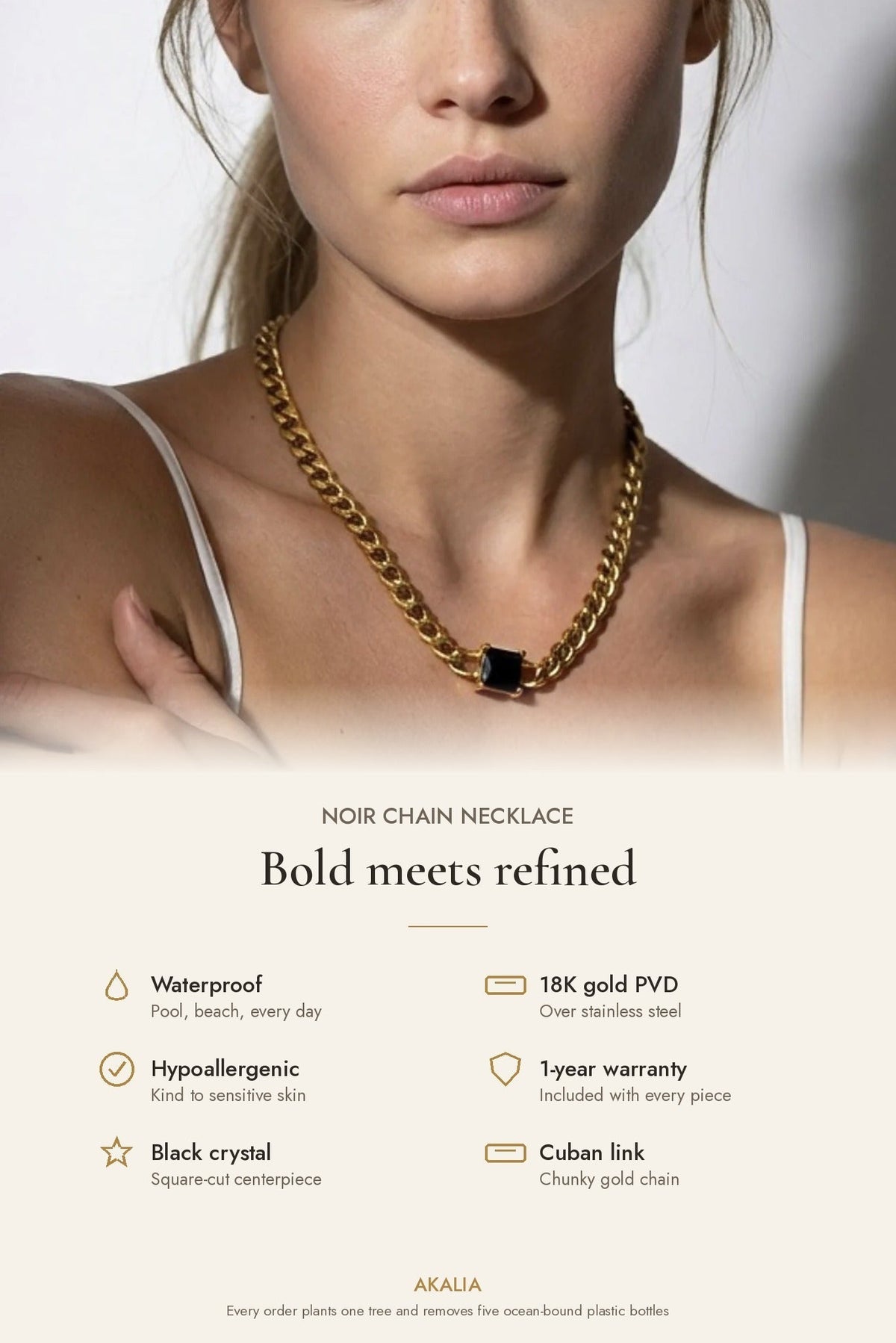 Noir Chain Necklace