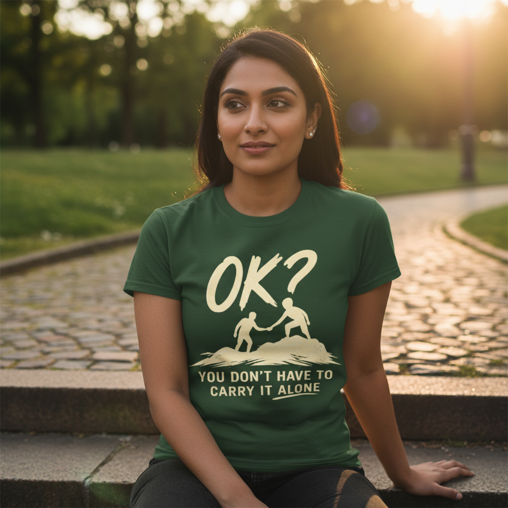 OK? You Don't Have to Carry It Alone Tee — The Weight Collection | SEEN.