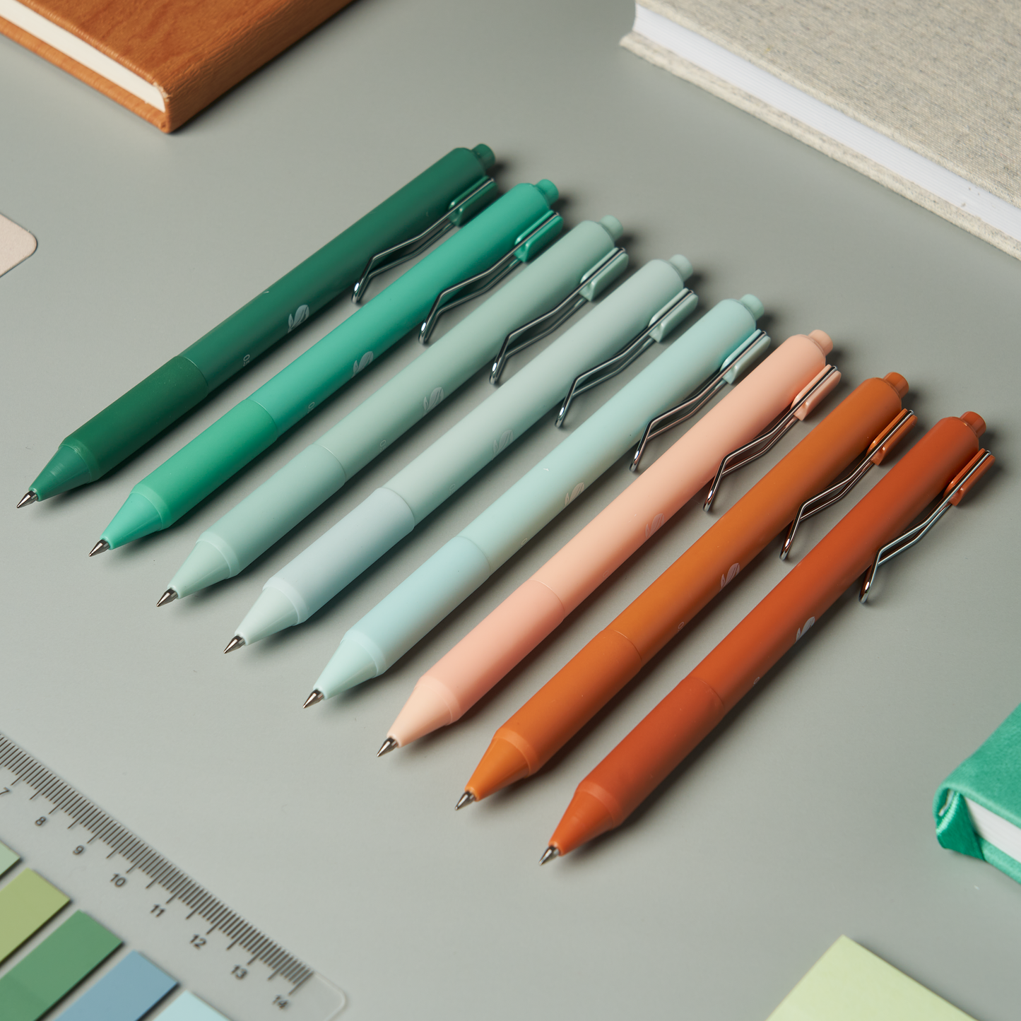 Black Ink Gel Pens - Terracotta Edition