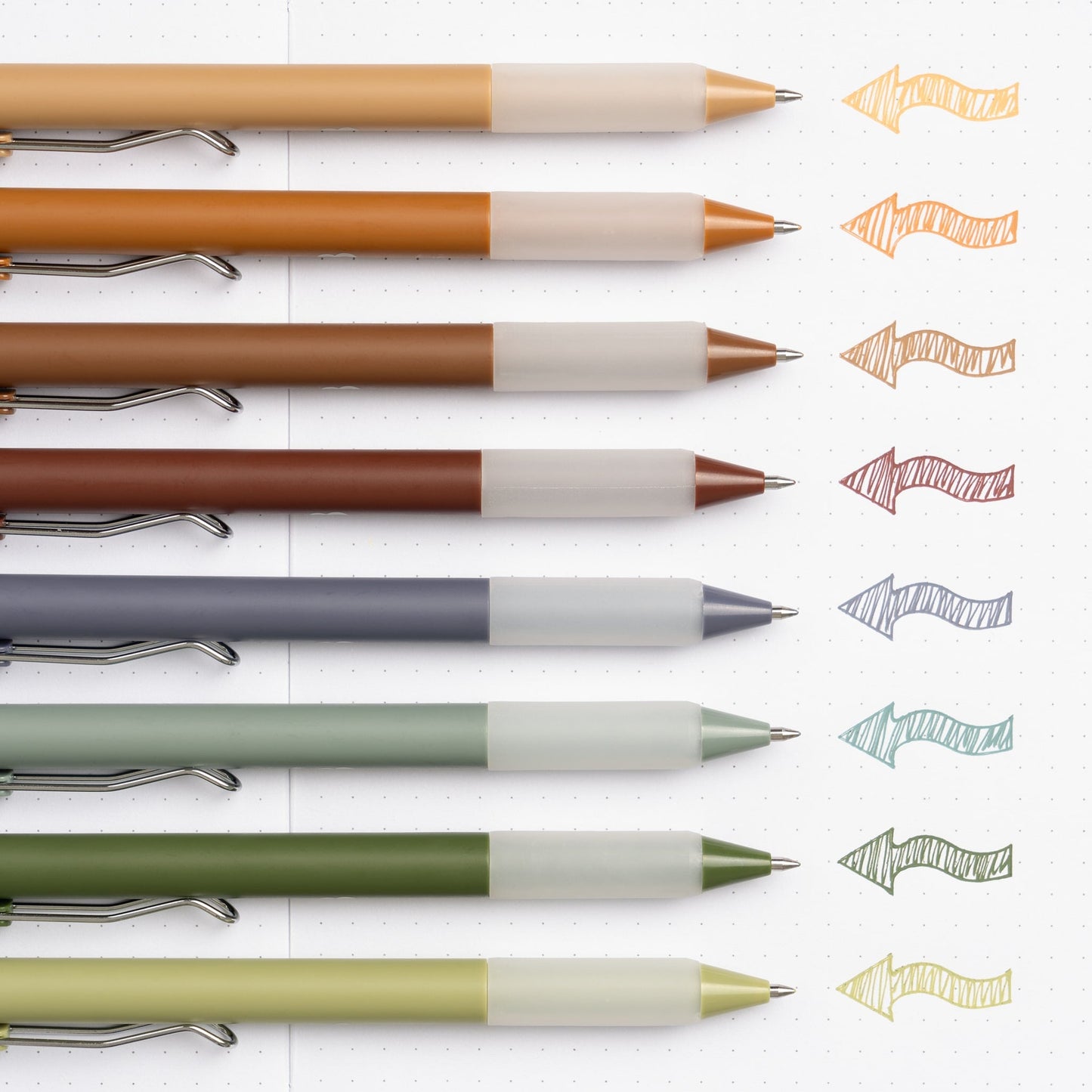 Colored Gel Pens - Earthy Edition
