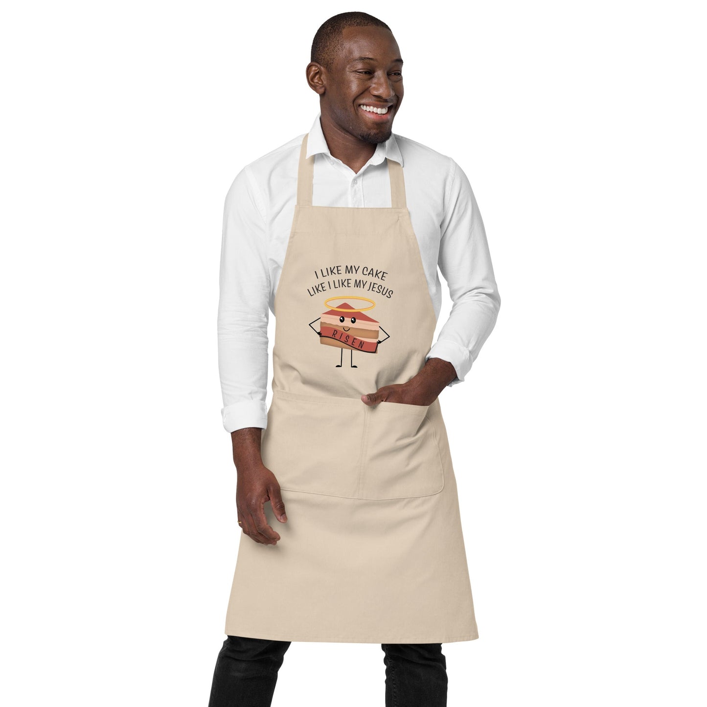 GTI Organic Cotton Apron - I Like My Cake