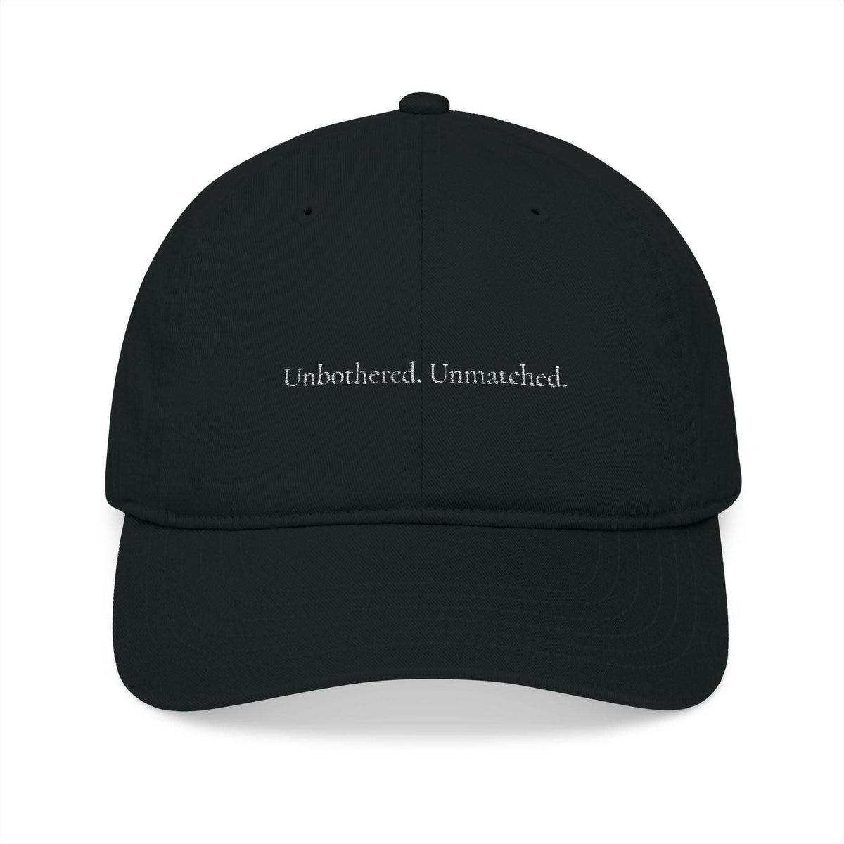 Organic Cotton  Embroidered Baseball Cap