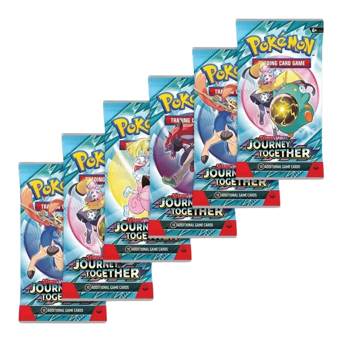 Pokémon TCG: Scarlet and Violet Journey Together Booster Bundle (6 Packs)