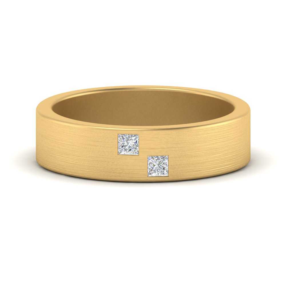 Princess Cut Brush Finish Band