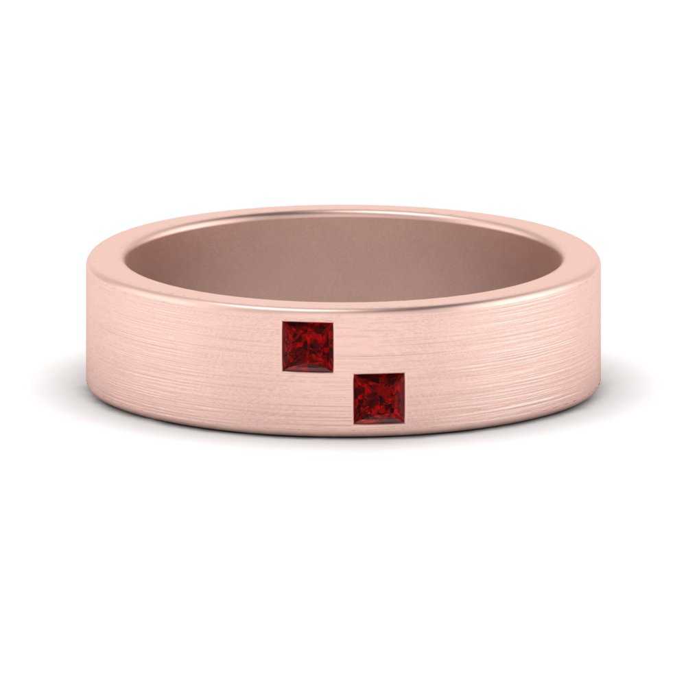 Princess Cut Brush Finish Band