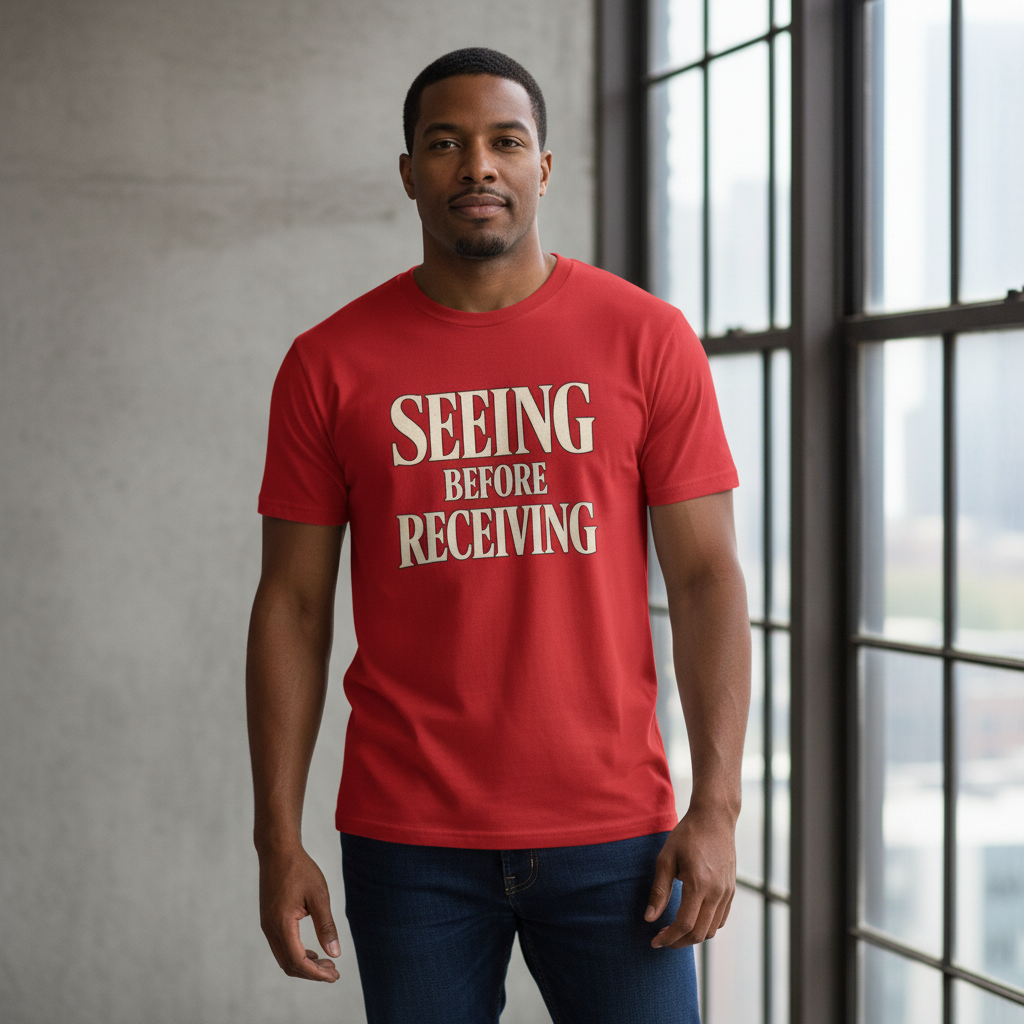 Seeing Before Receiving — Guinness World Records Commemorative Tee