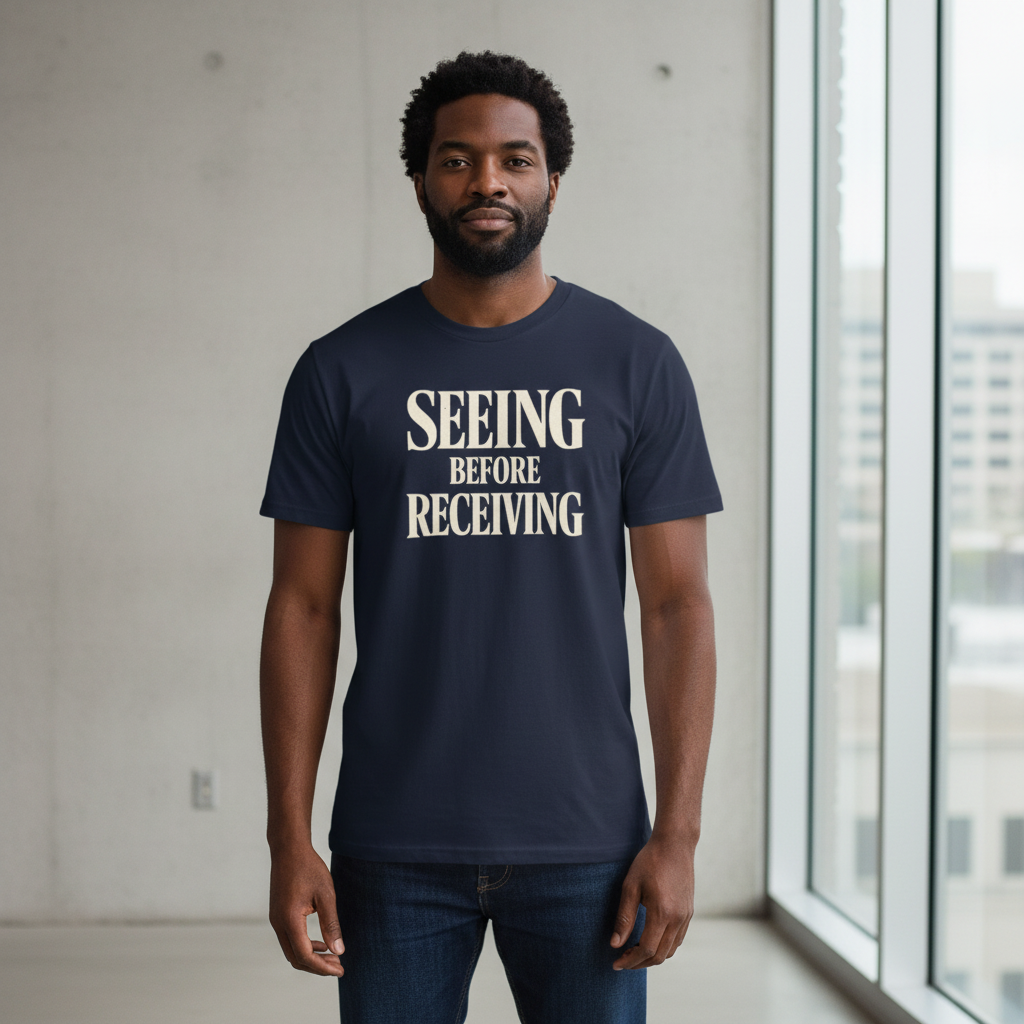 Seeing Before Receiving — Guinness World Records Commemorative Tee