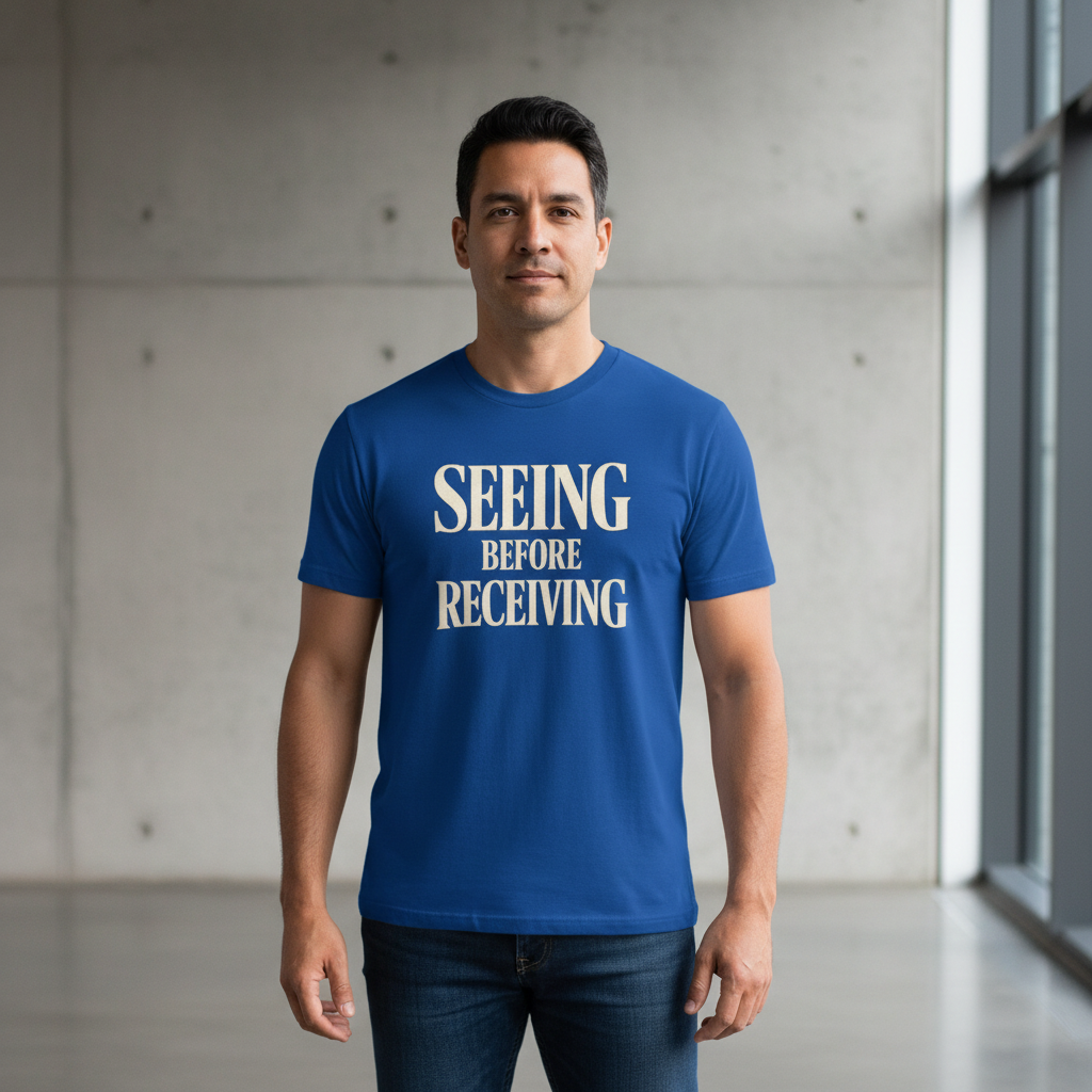 Seeing Before Receiving — Guinness World Records Commemorative Tee