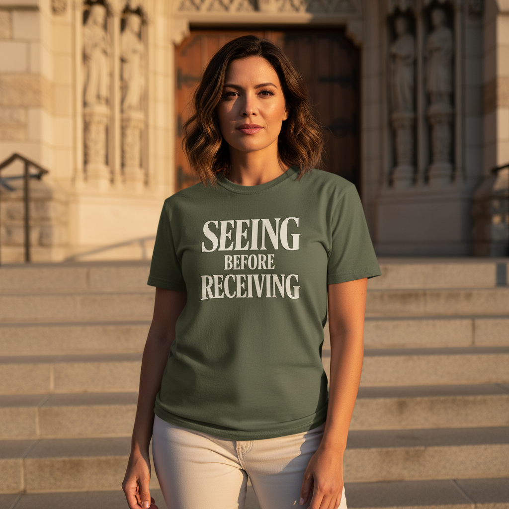 Seeing Before Receiving — Guinness World Records Commemorative Tee