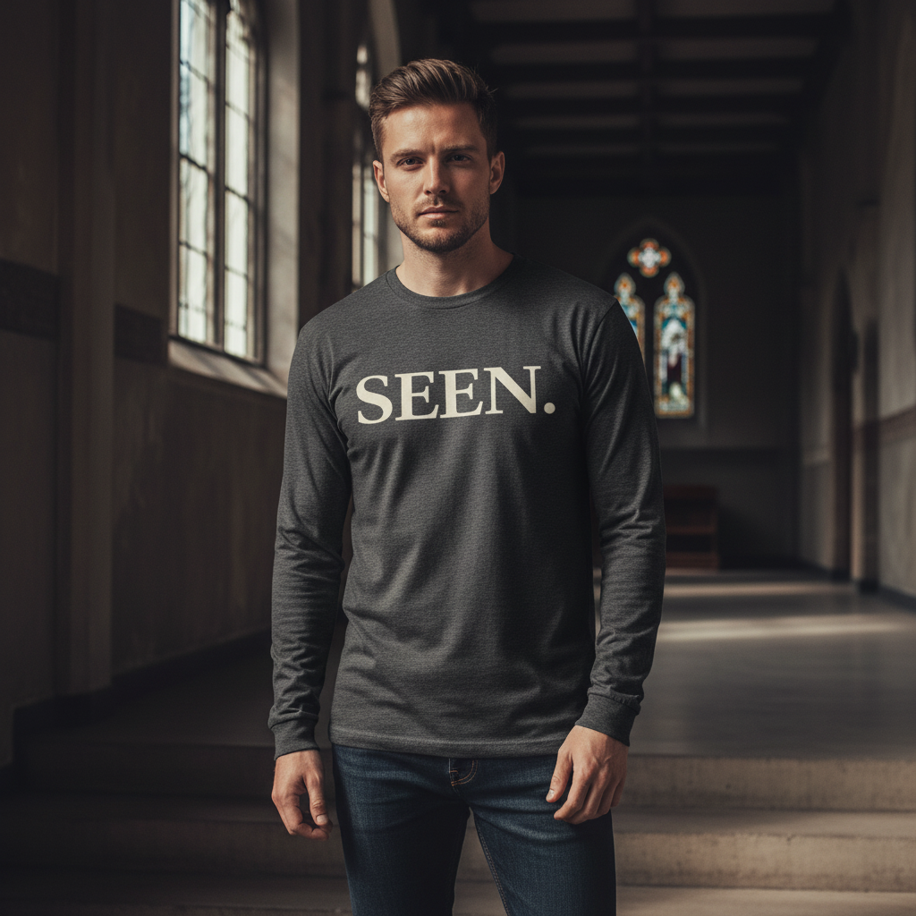 SEEN. Long Sleeve Tee – Minimalist Premium Inspirational Identity Apparel