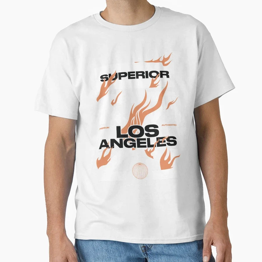 Superior Los Angeles Streetwear T-Shirt - Casual Everyday Wear Men Women