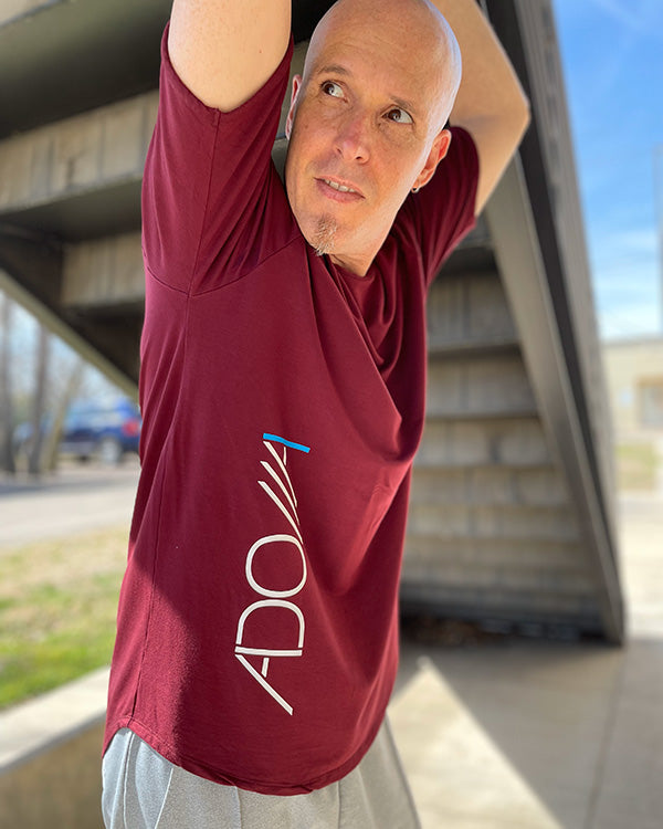 ADONAI (Lord) - Wine Red Bamboo Tee