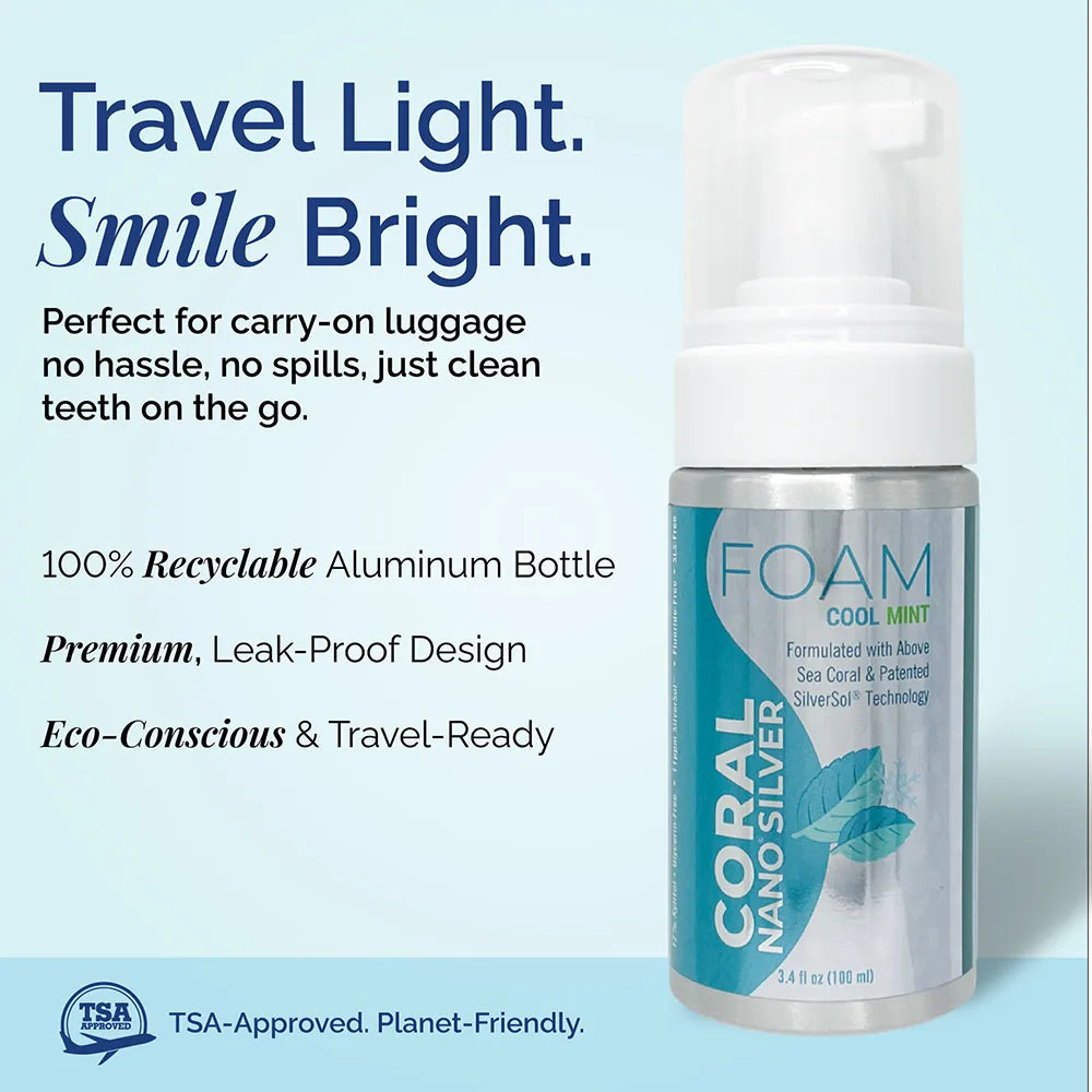 Travel-Sized Mint Foaming