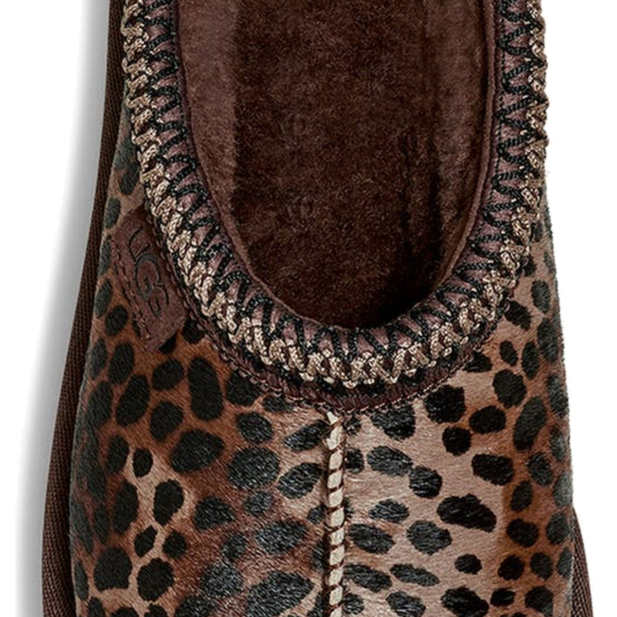 UGG Tasman Slipper Caspian Leopard Print Burnt Cedar (Women's)
