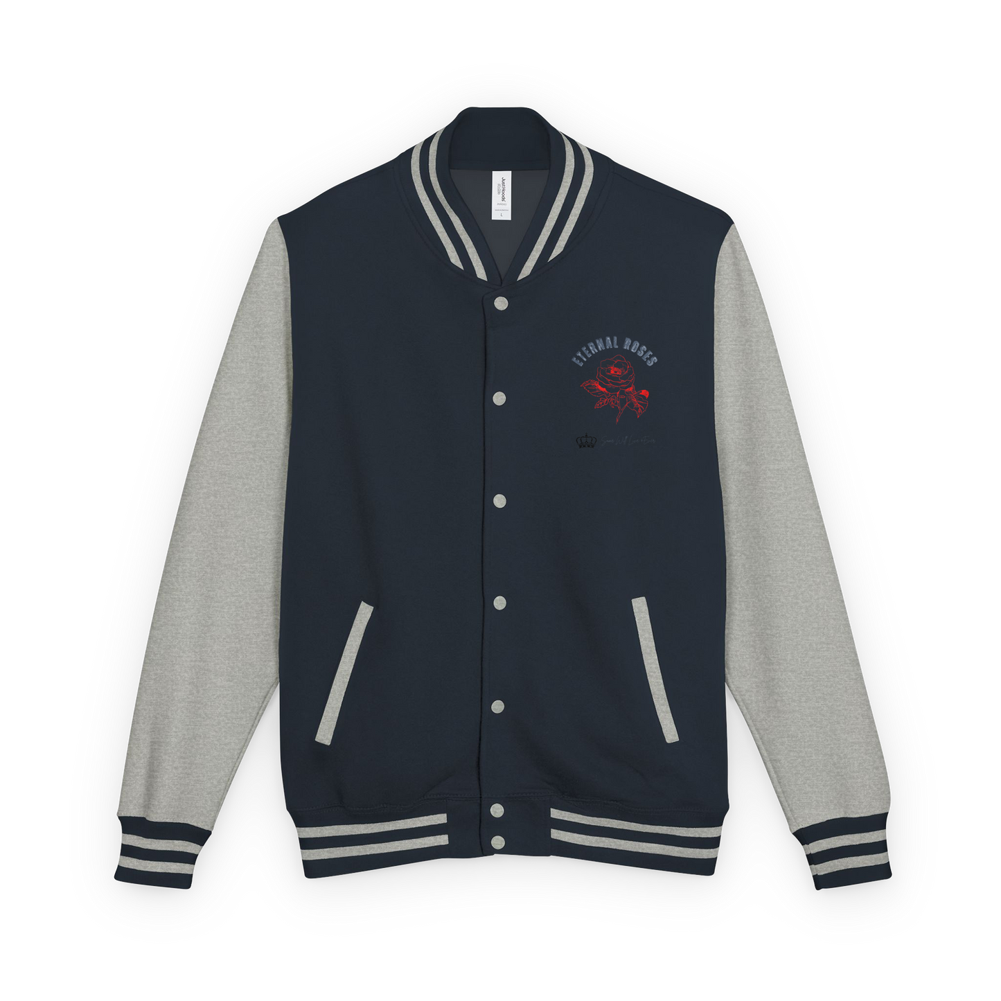 Eternal Roses Heavyweight Letterman Jacket