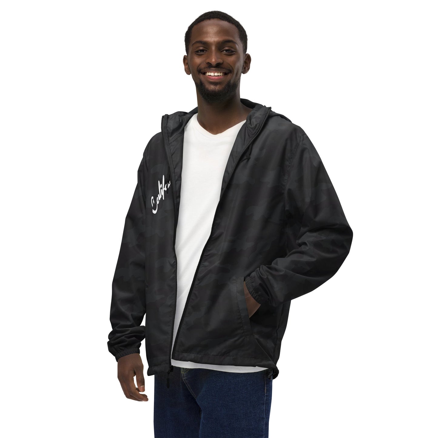 California (White) Unisex Windbreaker