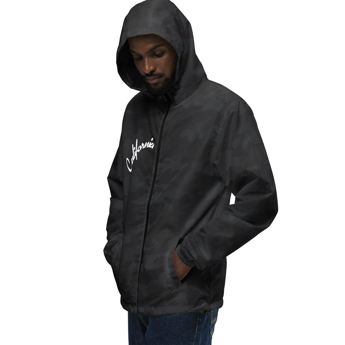California (White) Unisex Windbreaker
