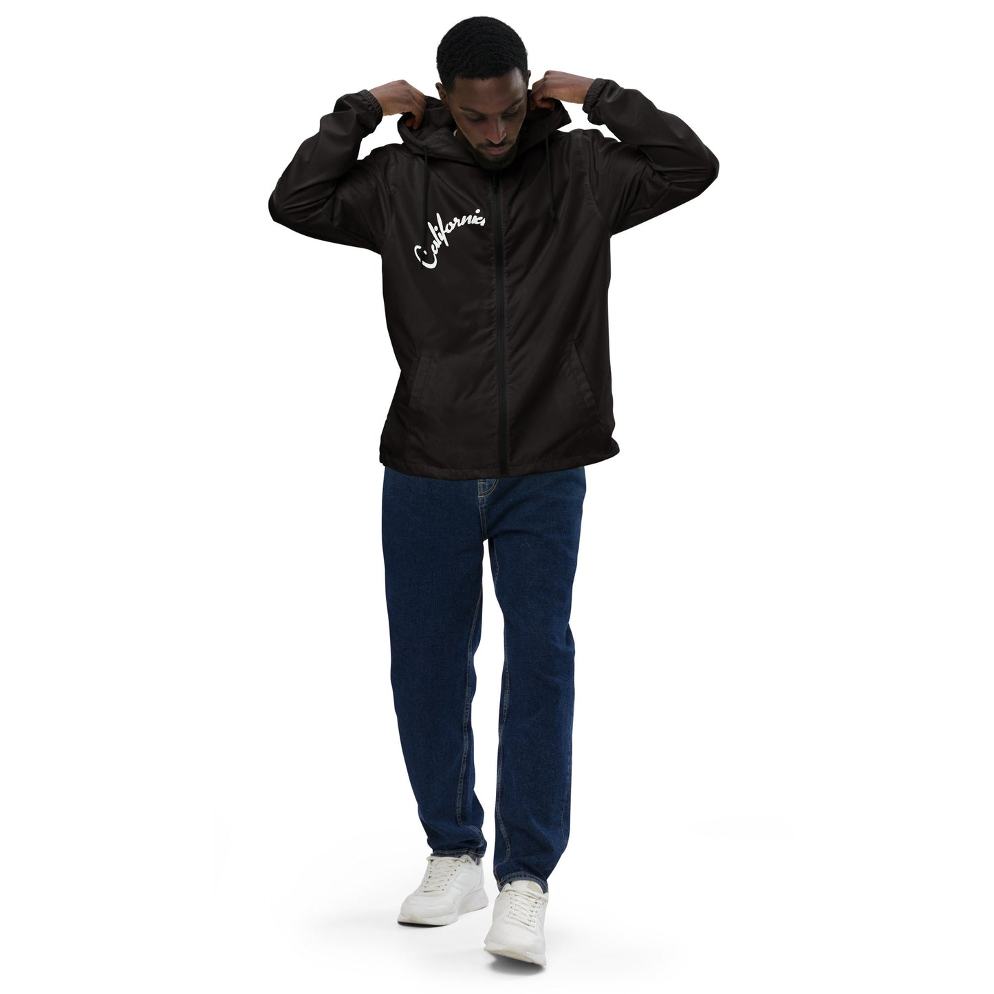 California (White) Unisex Windbreaker