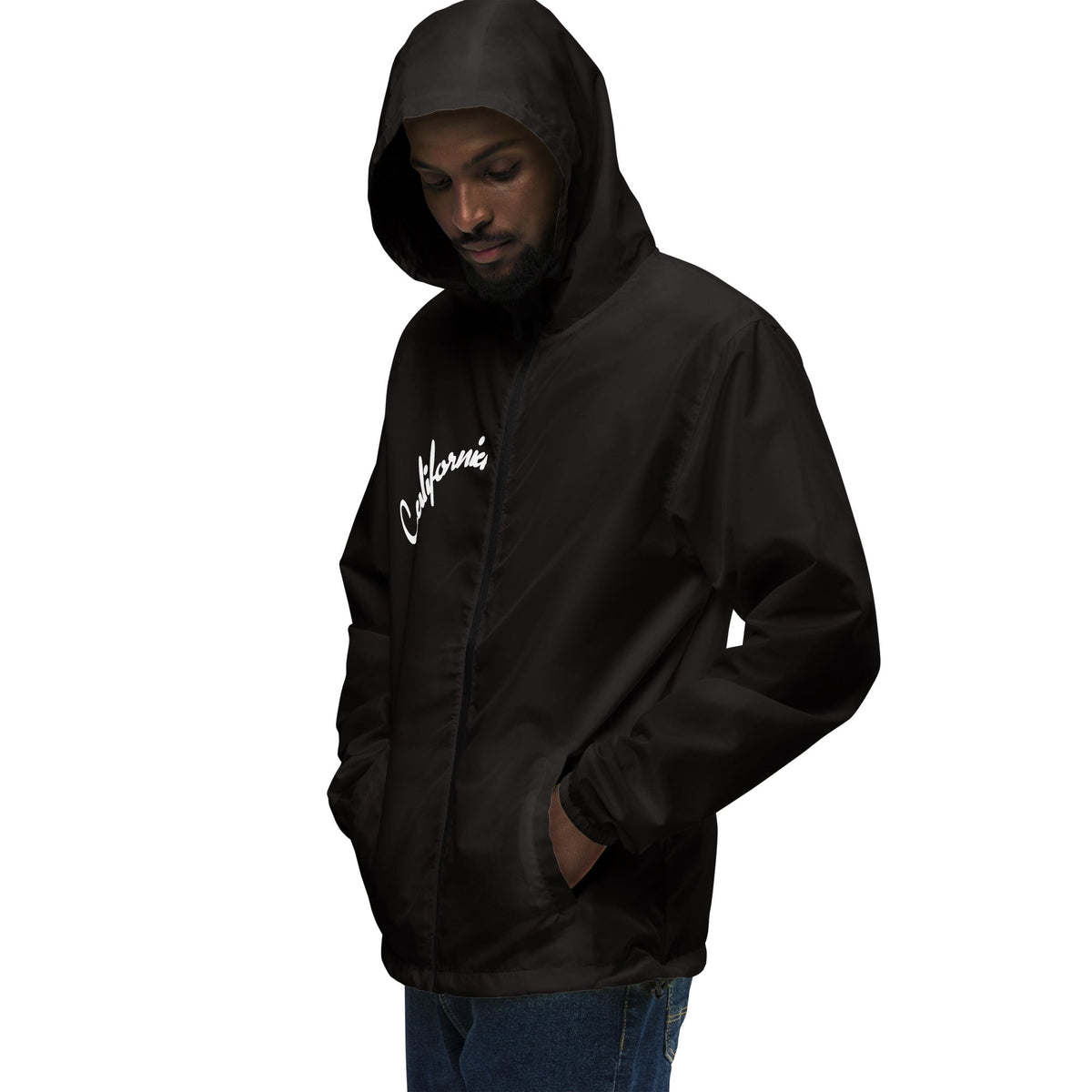 California (White) Unisex Windbreaker