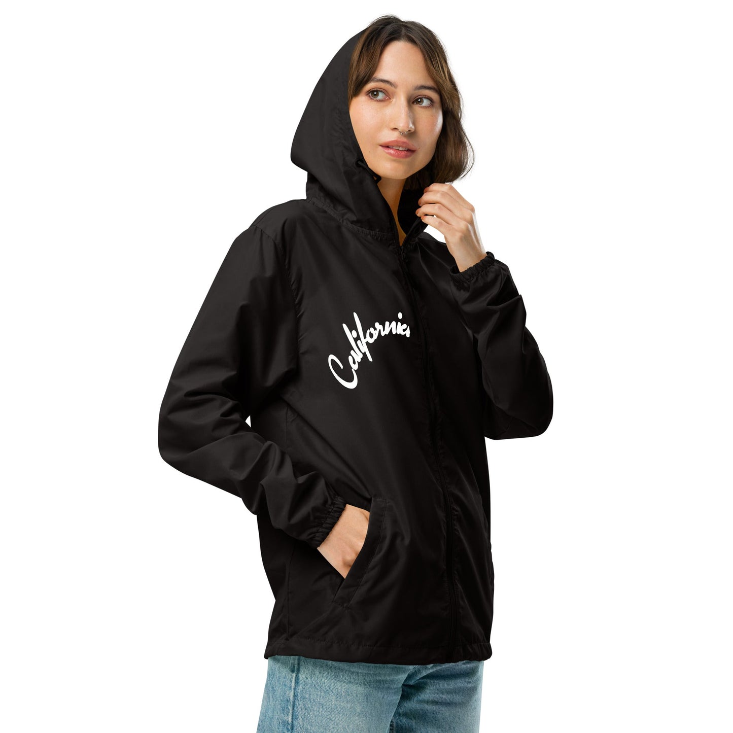 California (White) Unisex Windbreaker