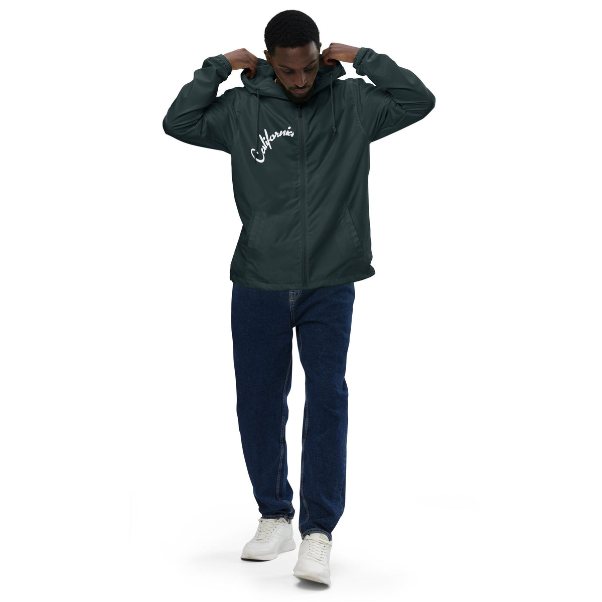 California (White) Unisex Windbreaker
