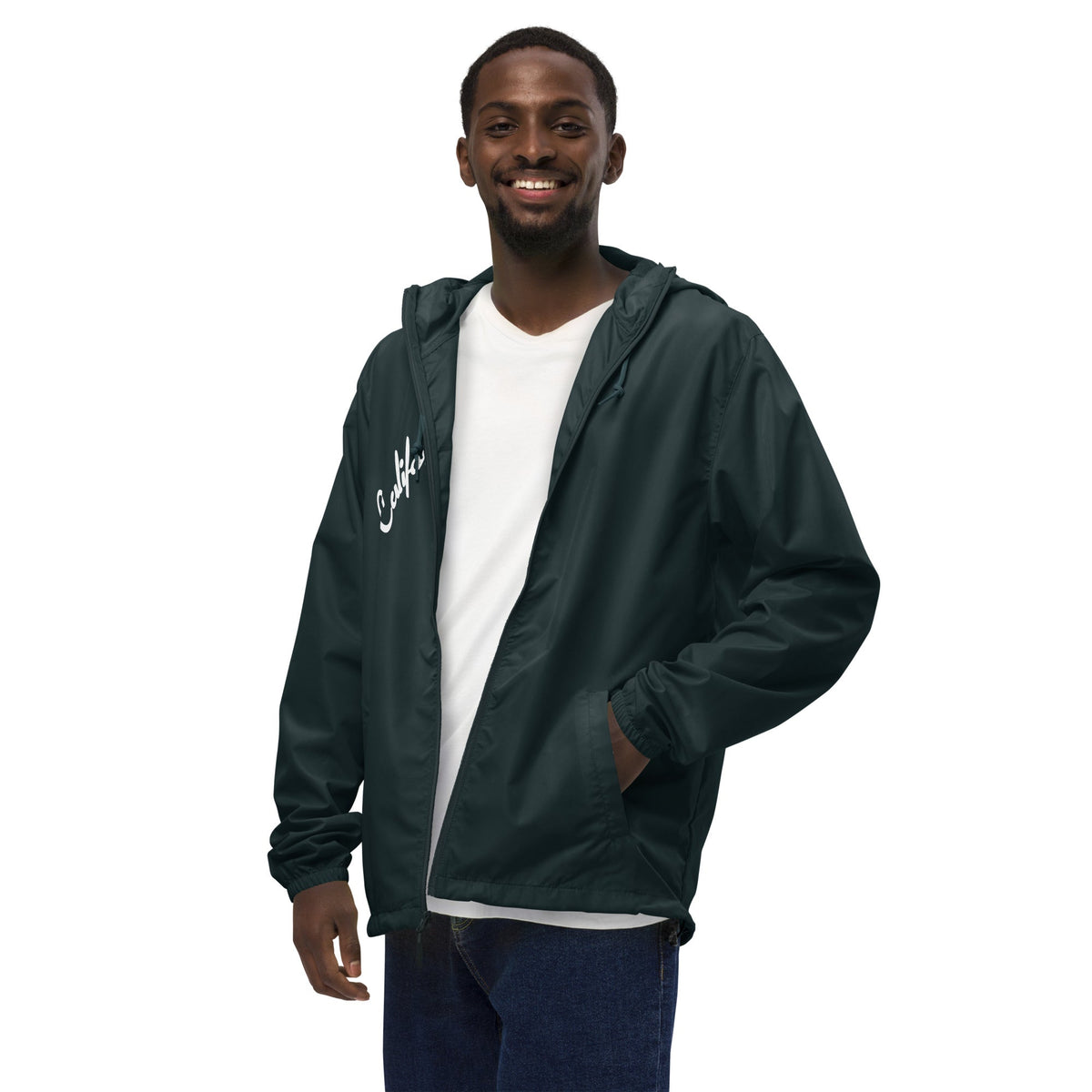 California (White) Unisex Windbreaker