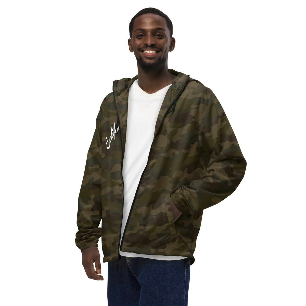 California (White) Unisex Windbreaker
