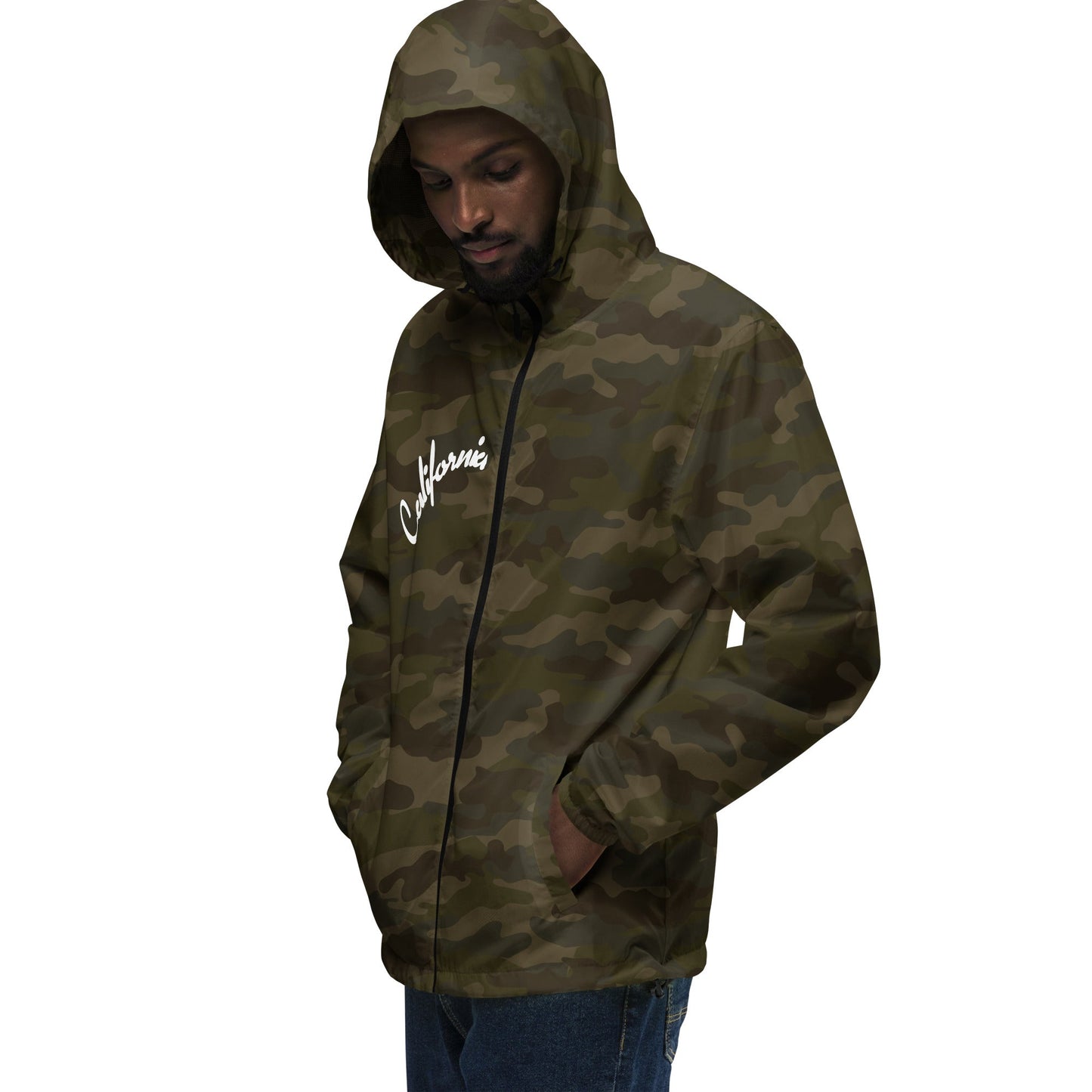 California (White) Unisex Windbreaker