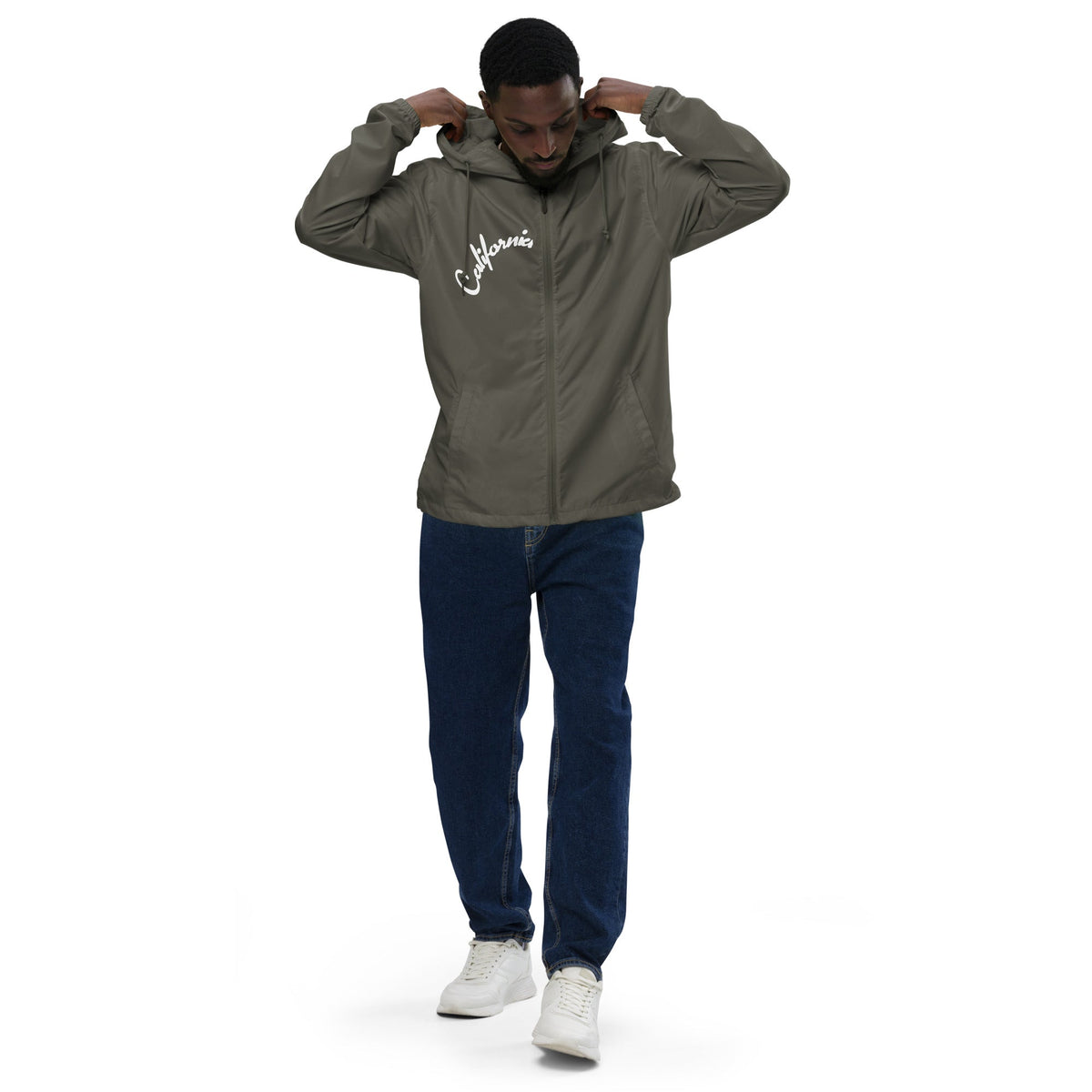 California (White) Unisex Windbreaker