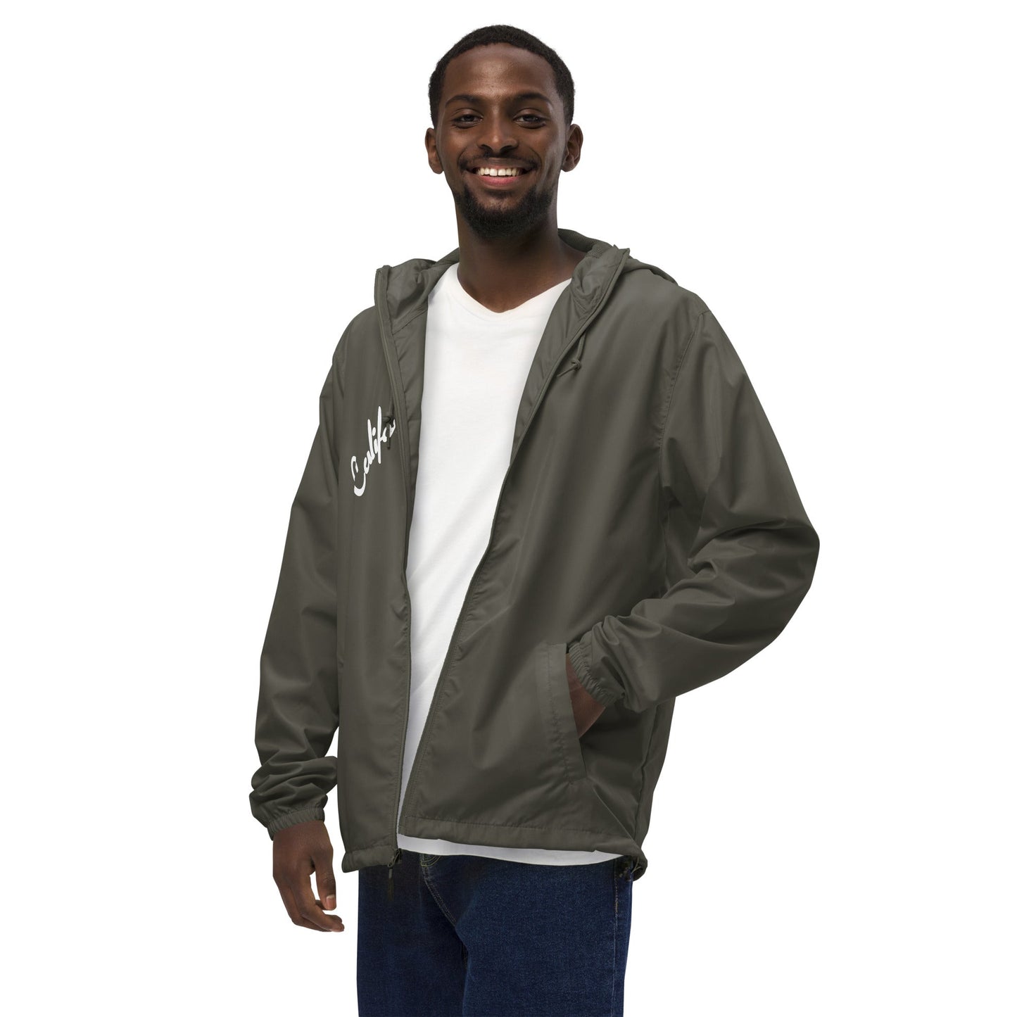 California (White) Unisex Windbreaker