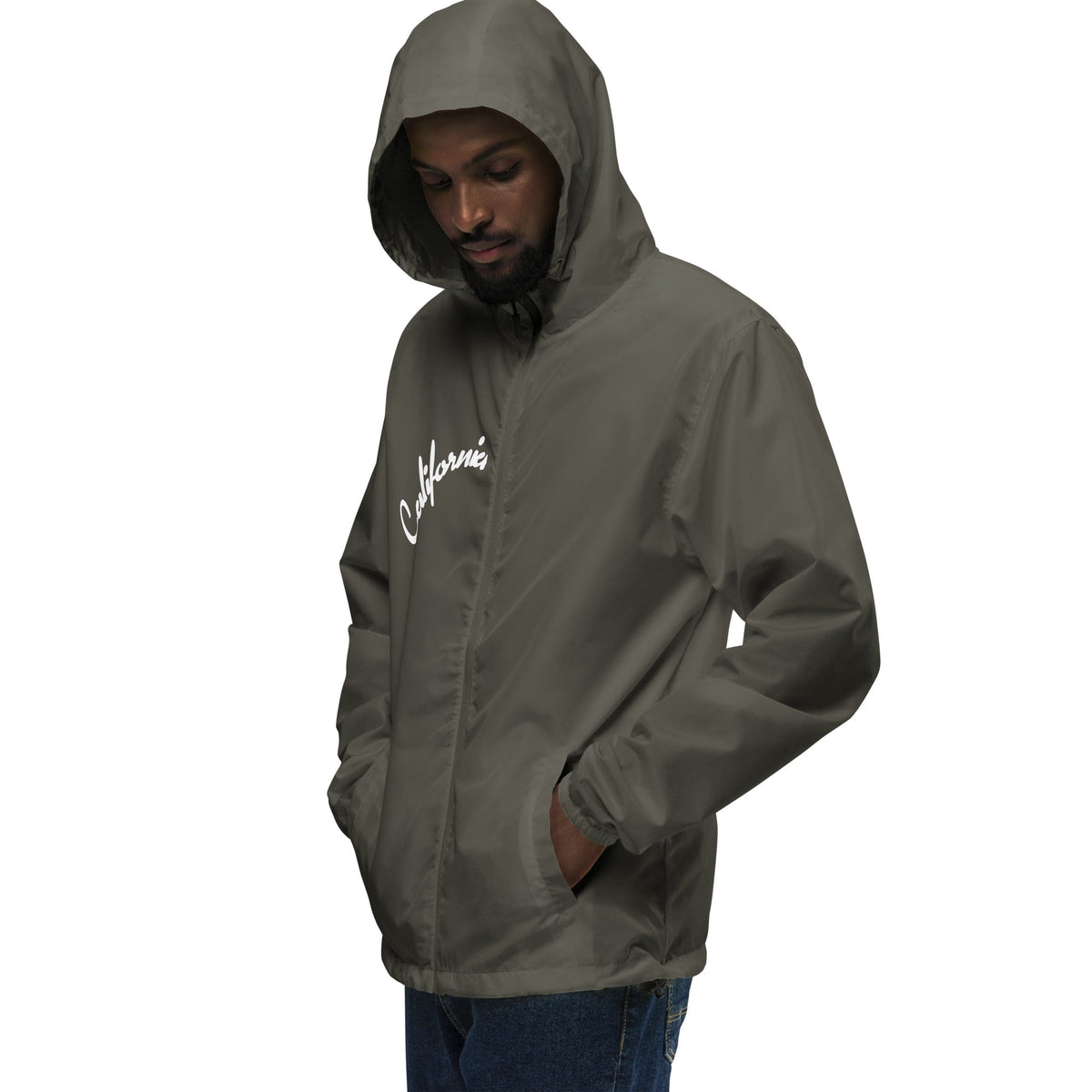 California (White) Unisex Windbreaker