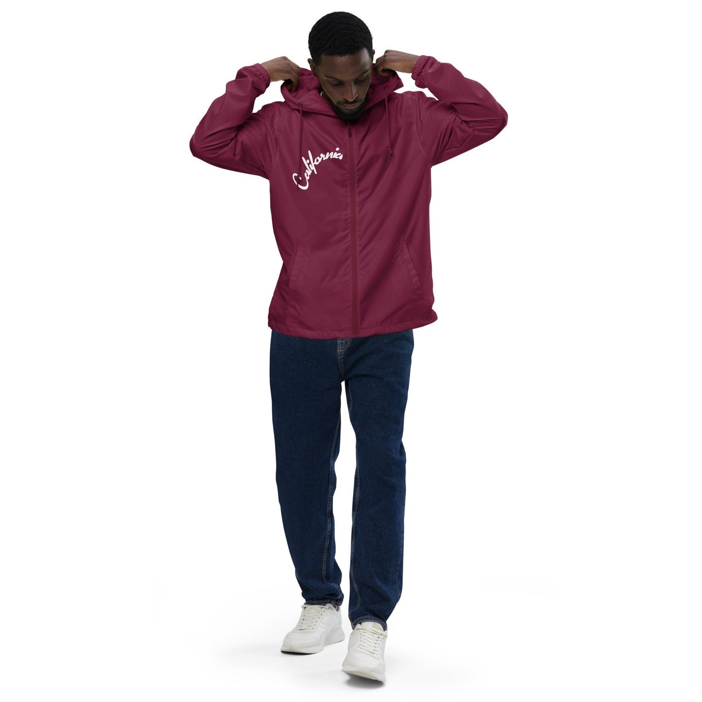 California (White) Unisex Windbreaker