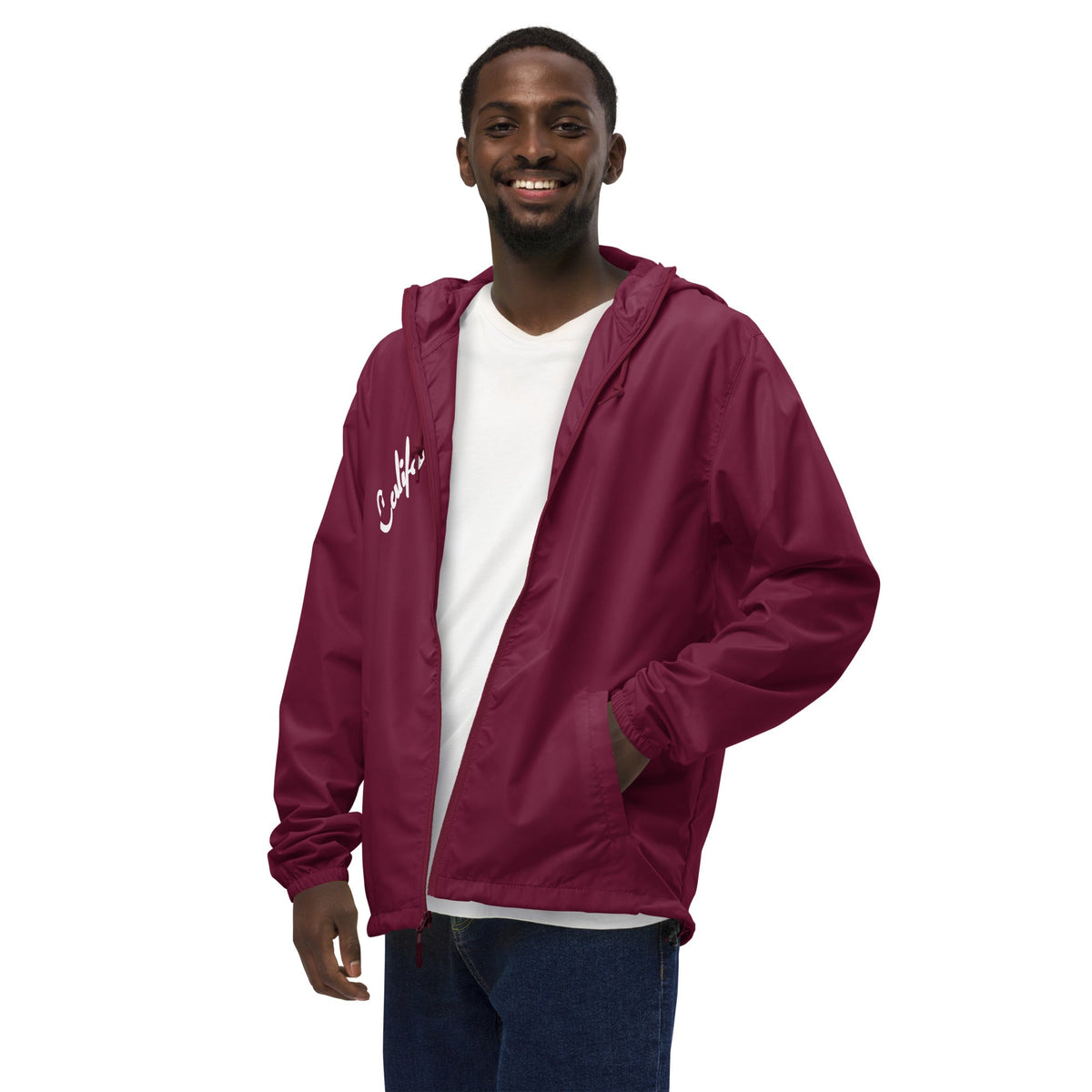California (White) Unisex Windbreaker
