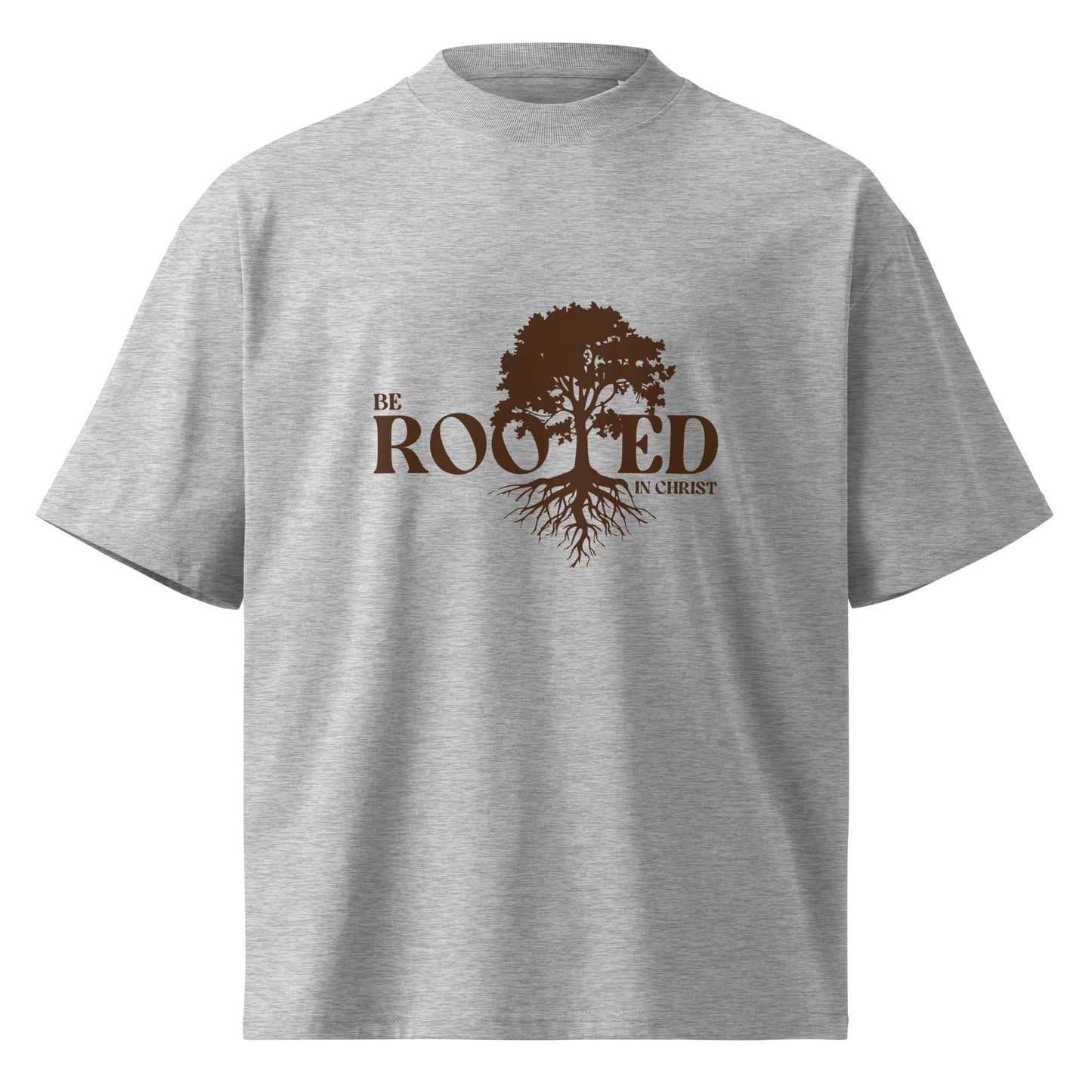 Unisex Organic Oversized High Neck T-Shirt