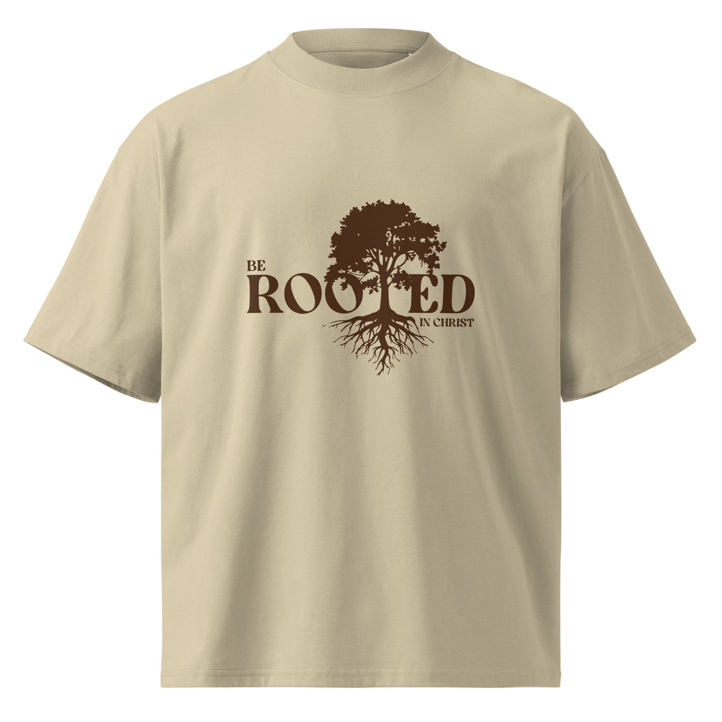 Unisex Organic Oversized High Neck T-Shirt