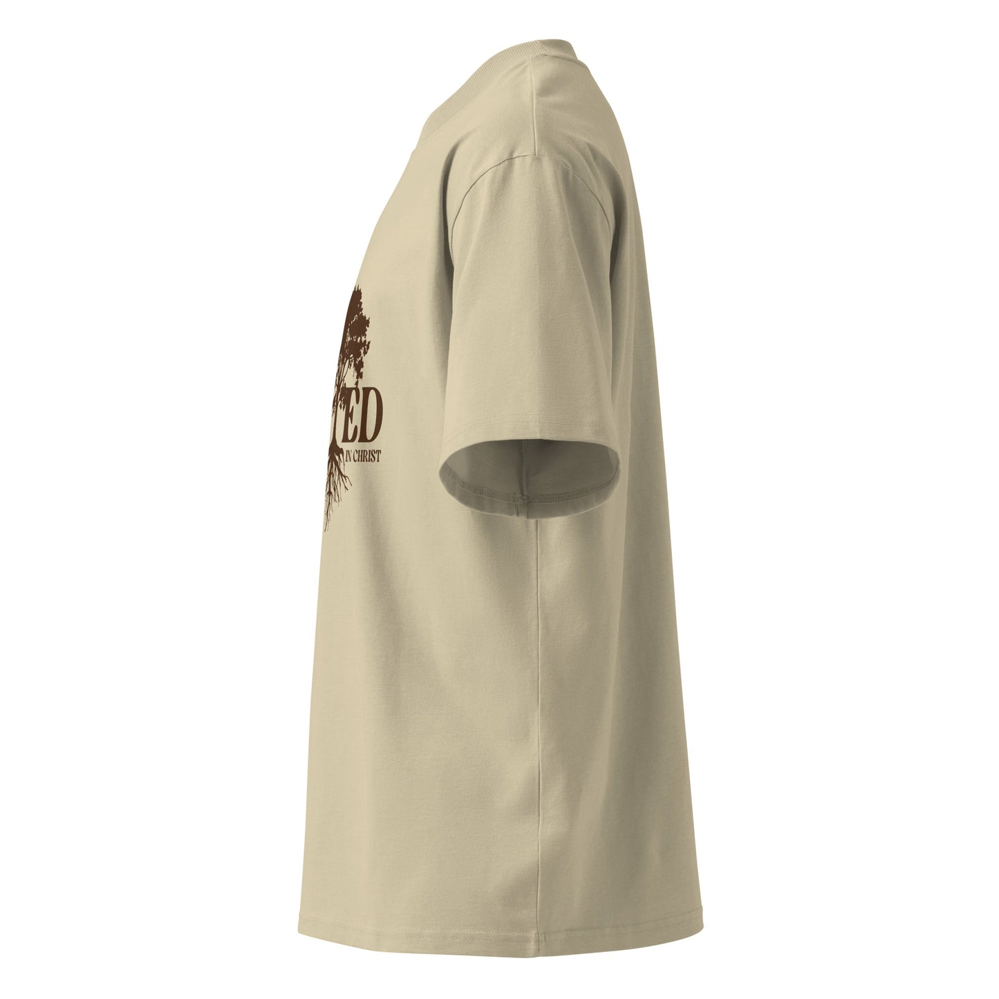 Unisex Organic Oversized High Neck T-Shirt