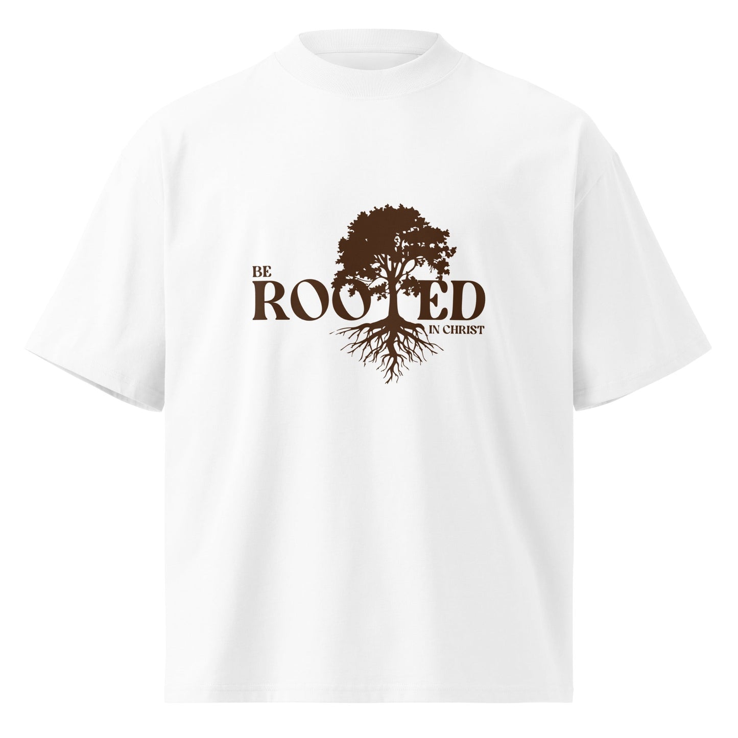Unisex Organic Oversized High Neck T-Shirt
