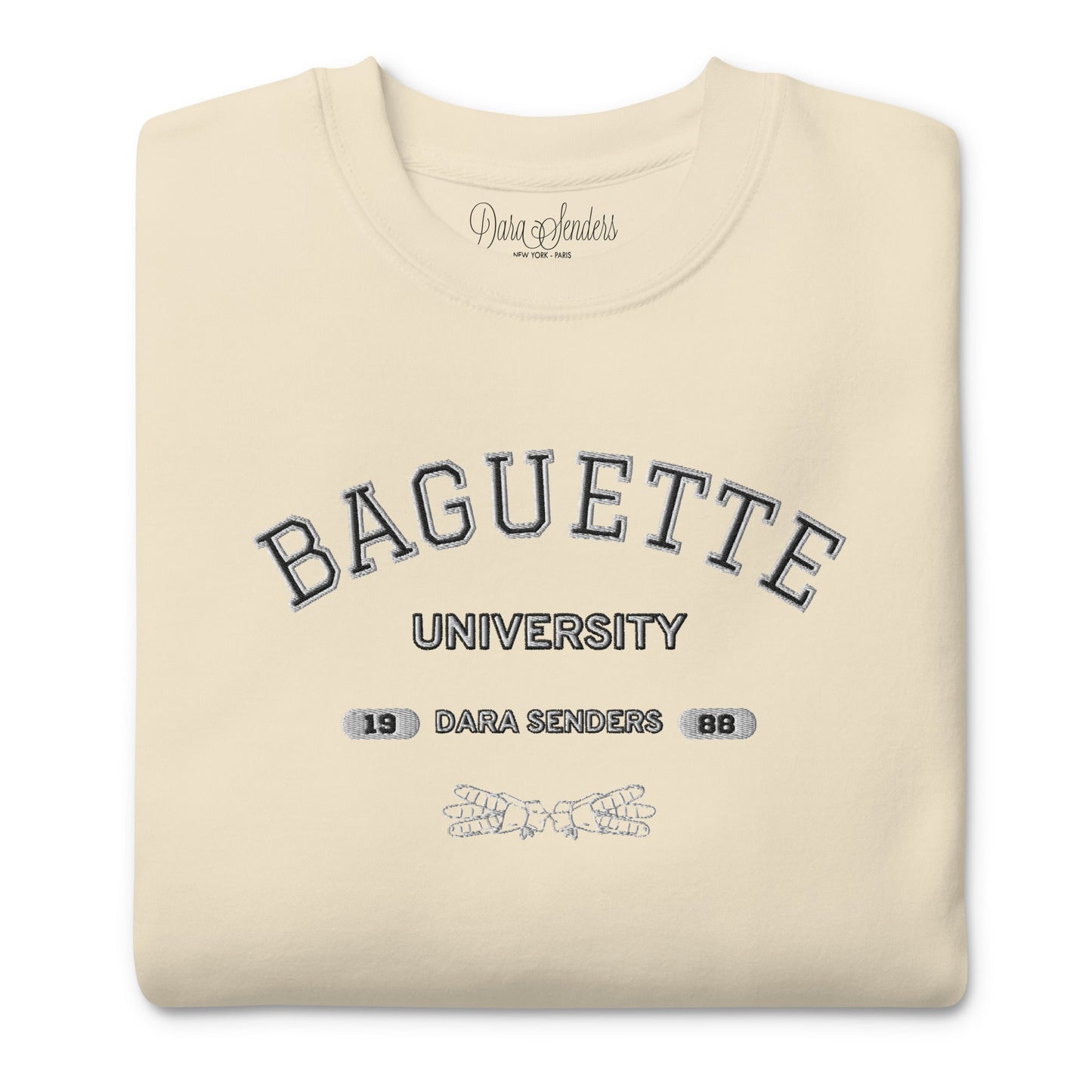 BAGUETTE UNIVERSITY SWEATSHIRT