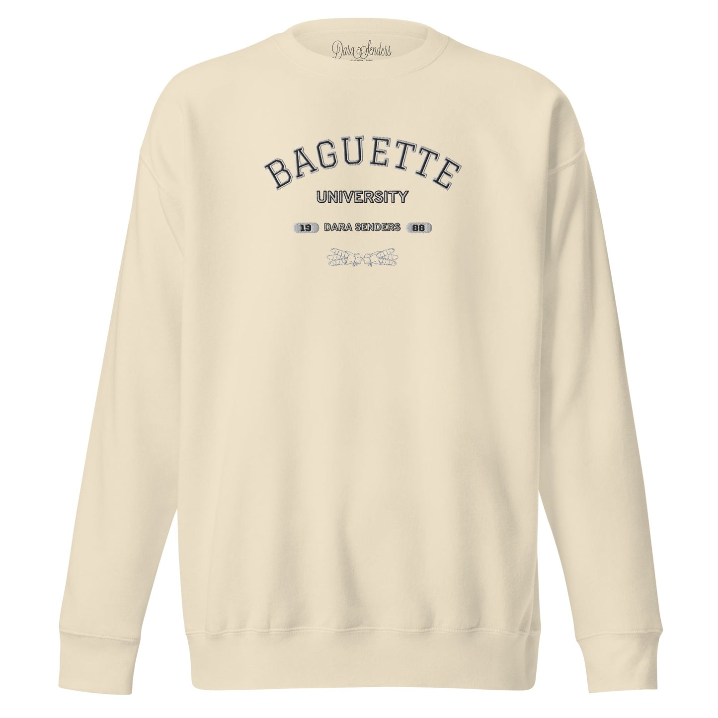BAGUETTE UNIVERSITY SWEATSHIRT