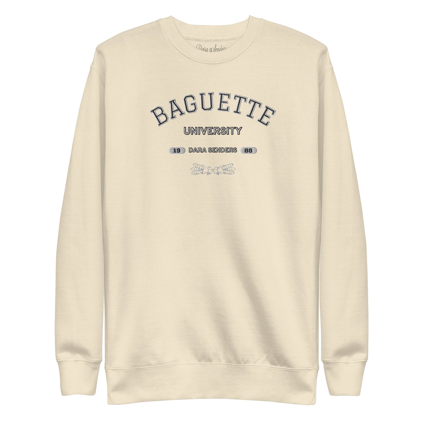 BAGUETTE UNIVERSITY SWEATSHIRT