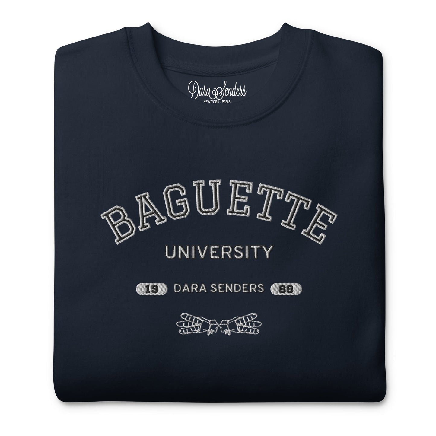 BAGUETTE UNIVERSITY SWEATSHIRT