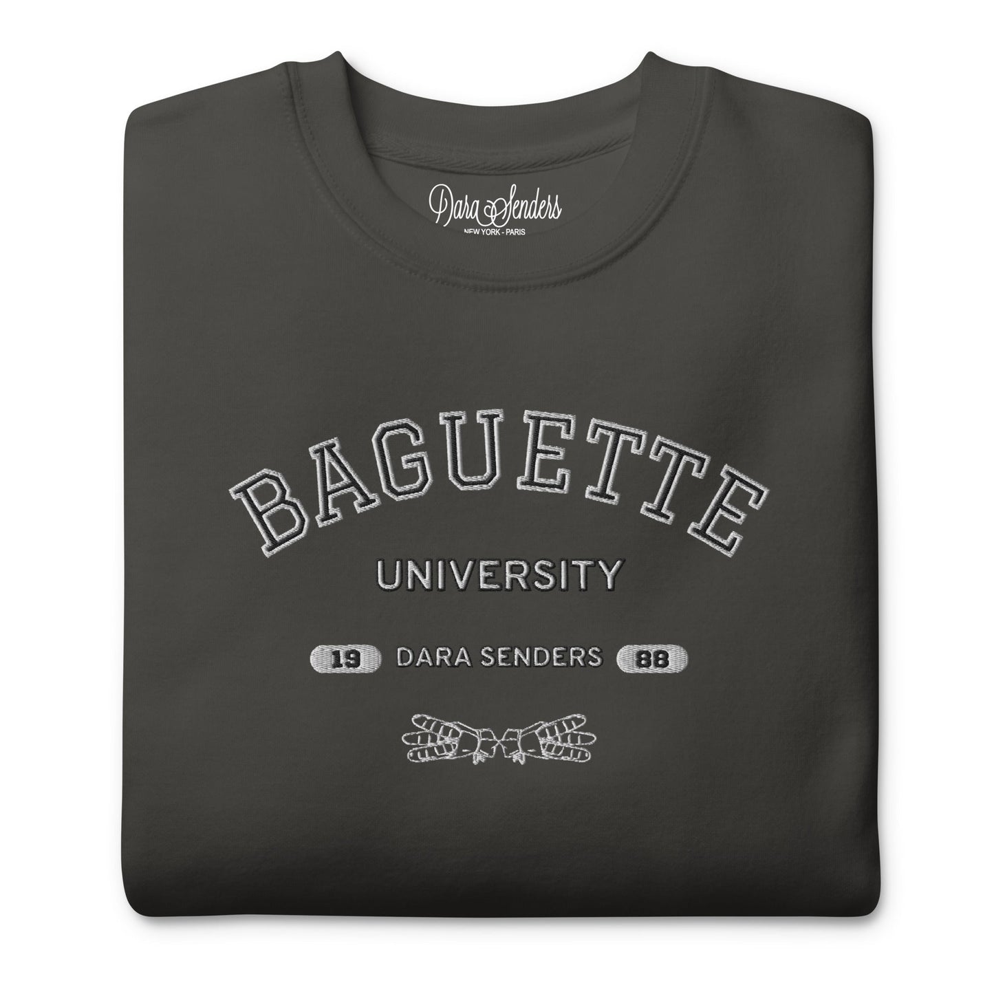 BAGUETTE UNIVERSITY SWEATSHIRT