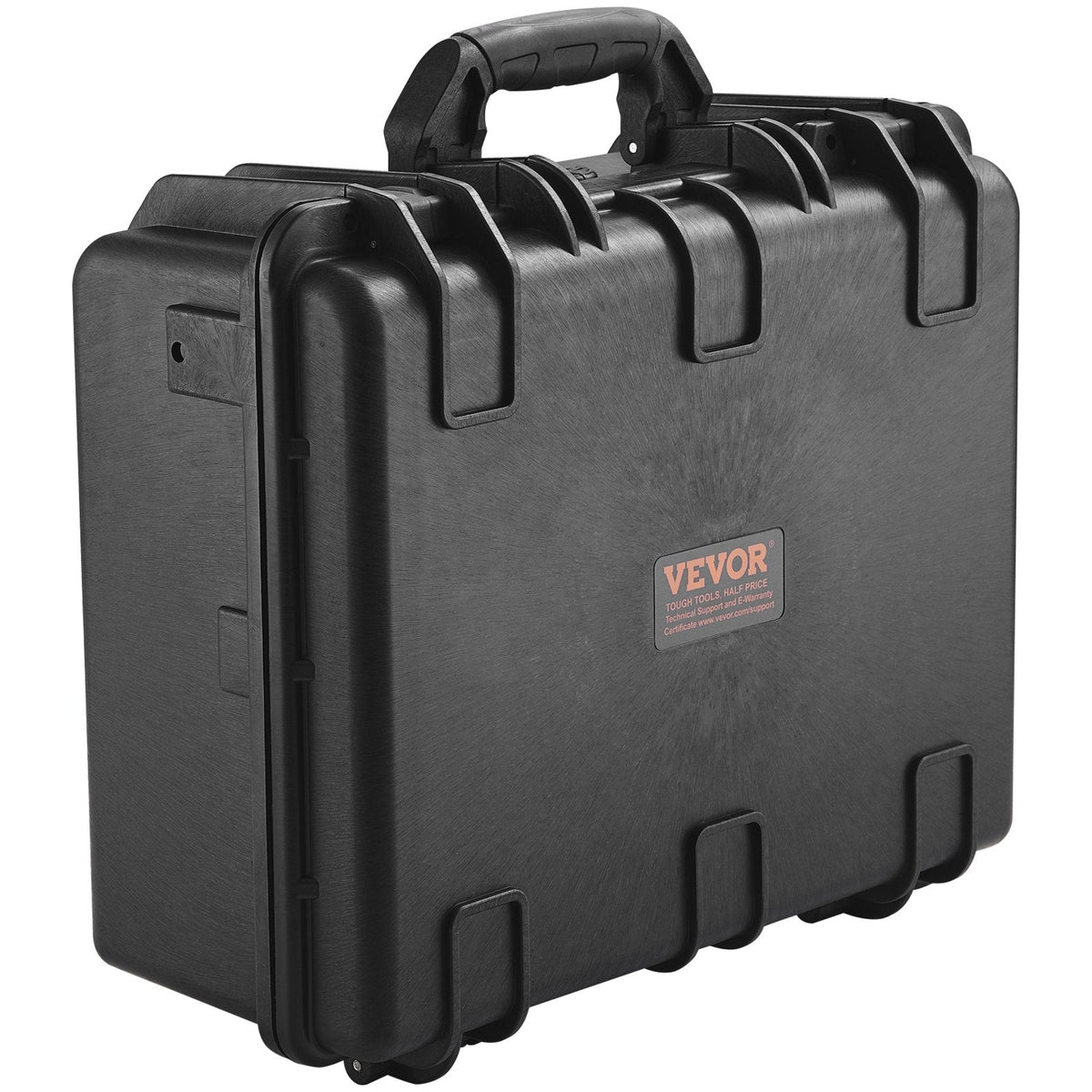 Hard Pistol Cases with Pre-cut Lining, Waterproof & Dustproof Hard Gun Case for 5 Pistol, 18.9×16.3×8.5 in Lockable Pistol Case, Black