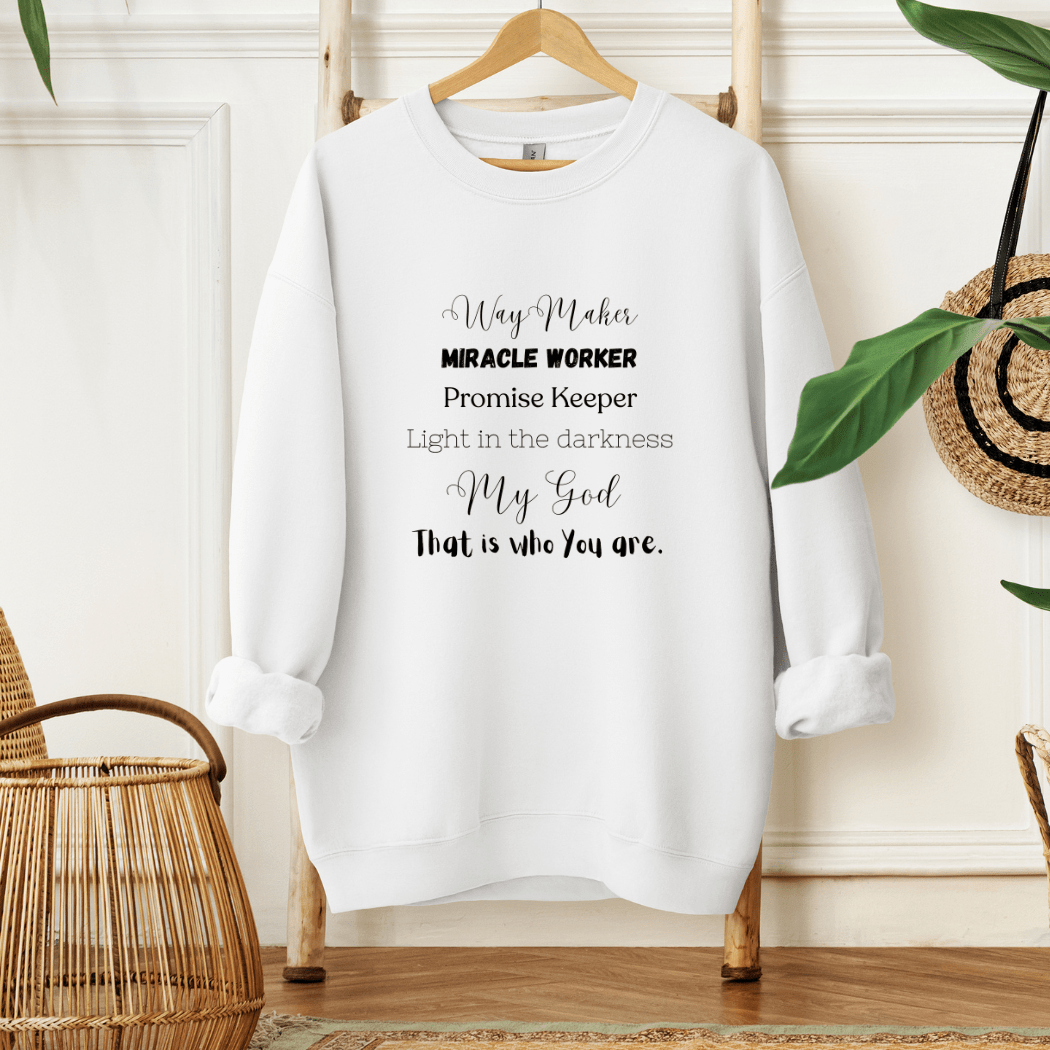Way Maker Christian Crewneck Sweatshirt
