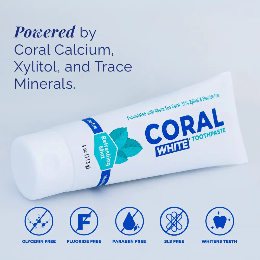 Fluoride Free Whitening Mint Toothpaste with Xylitol
