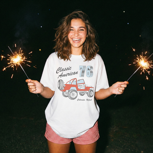 Classic American 76 Jeep Graphic Tee